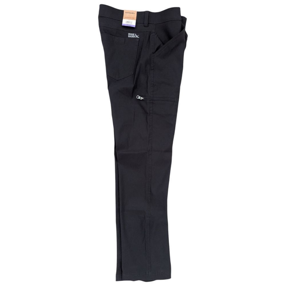Eddie Bauer Rainier Tech Pants Men's 30x32 in Black NWT - Picture 4 of 7